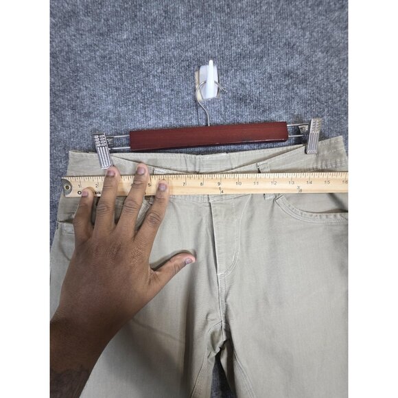 Kuhl Pants Womens 10 Beige Straight Leg Spandex Hiking Outdoor Casual Stained - Picture 4 of 9